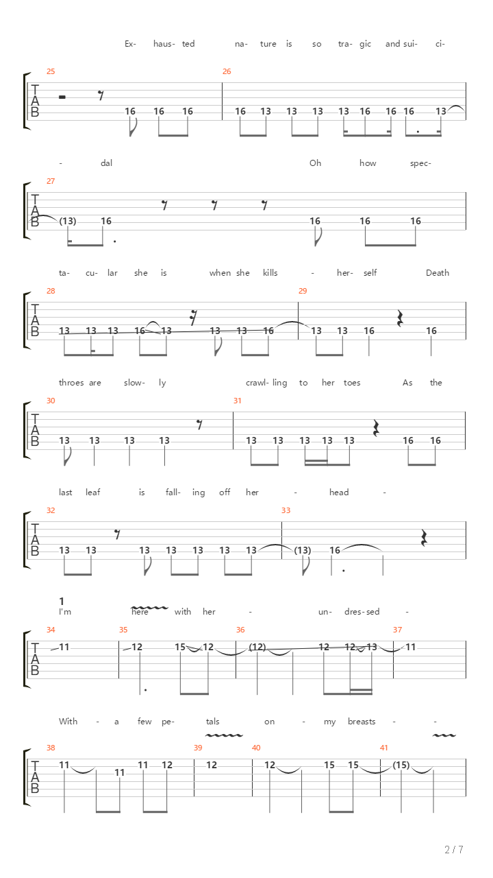 Perennial吉他谱