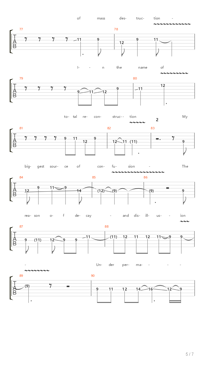 Perennial吉他谱