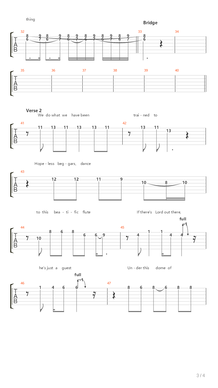 Prologue吉他谱