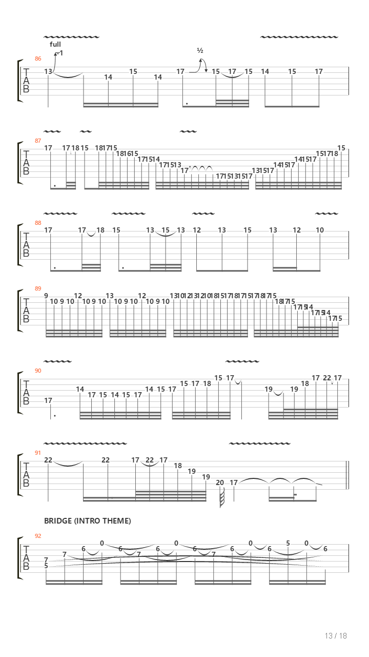 End Of An Era吉他谱