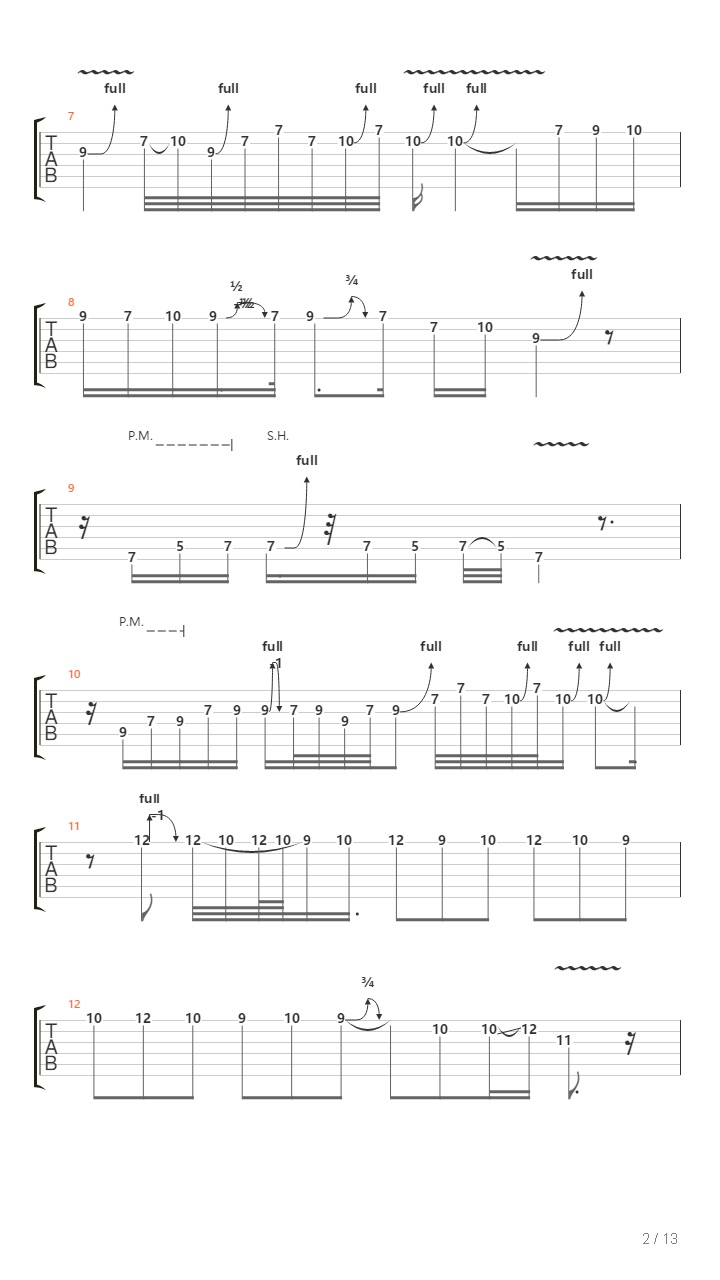 The Beacon吉他谱