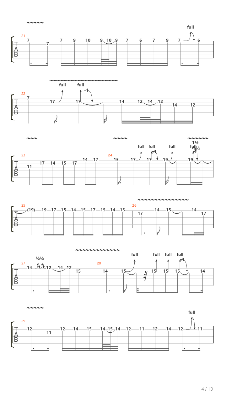 The Beacon吉他谱