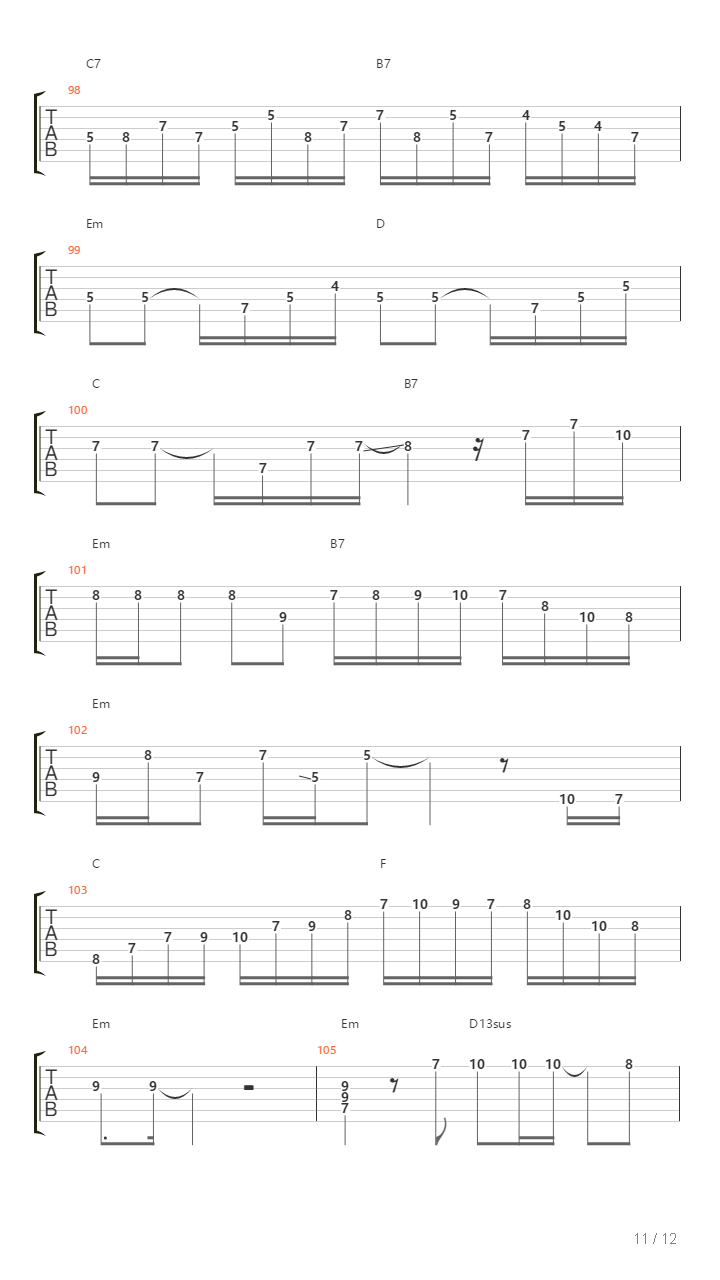 50 Ways To Leave Your Lover吉他谱