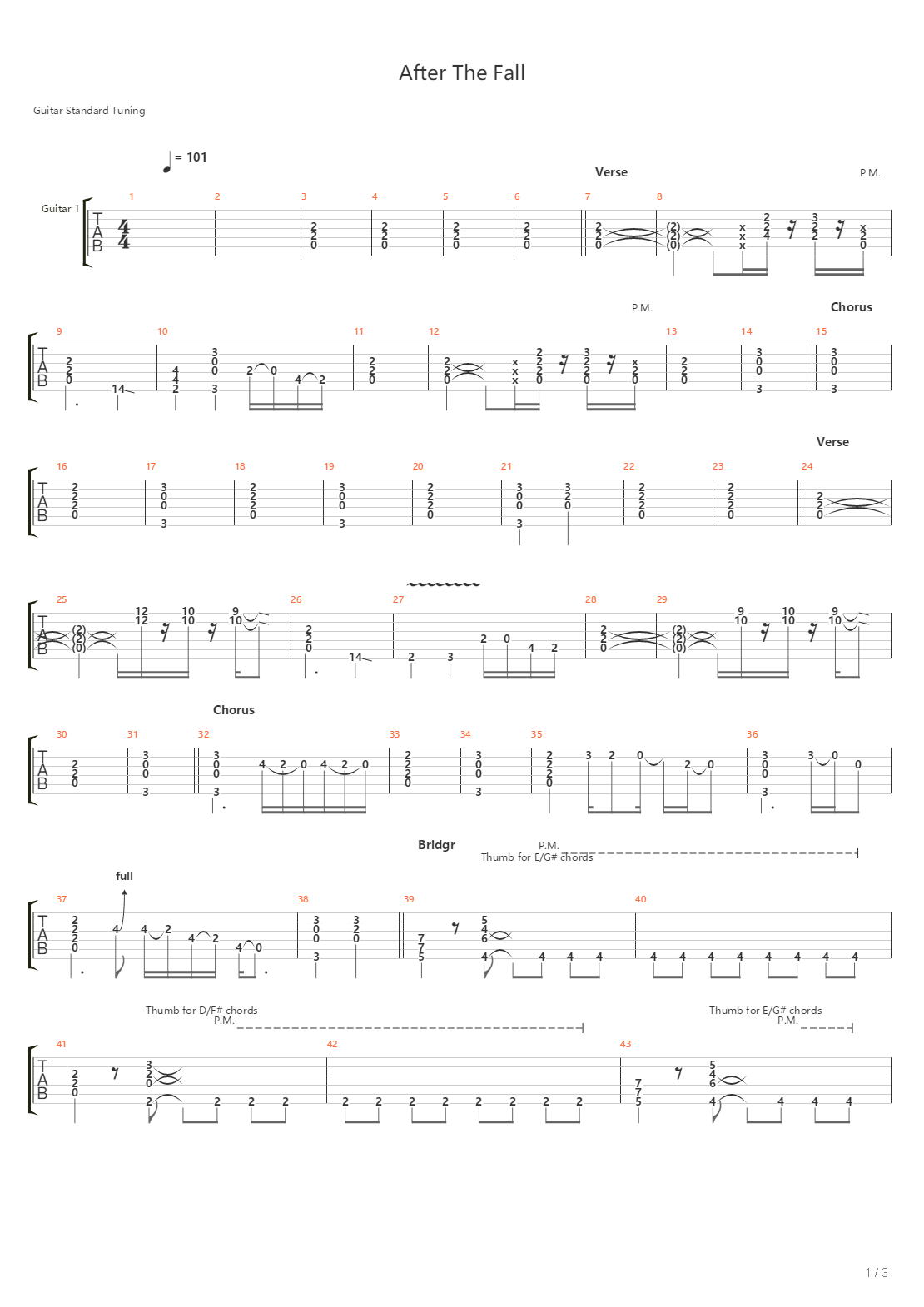 Just The Same Way吉他谱