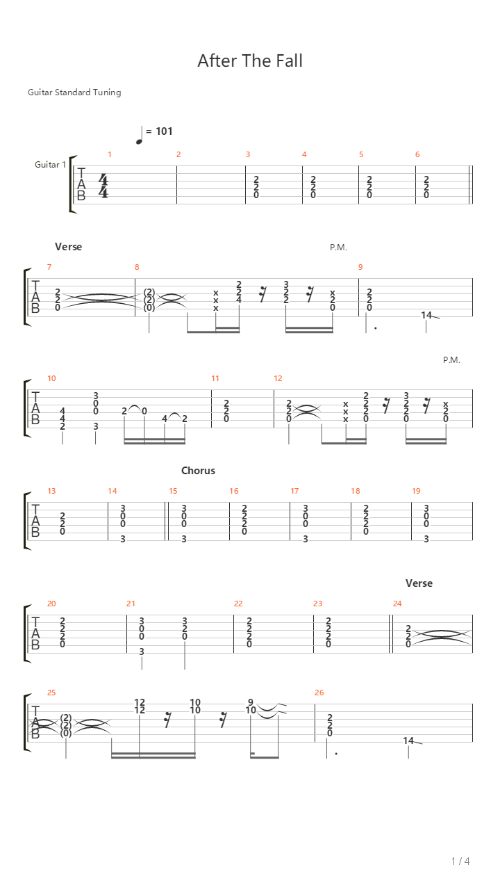 Just The Same Way吉他谱