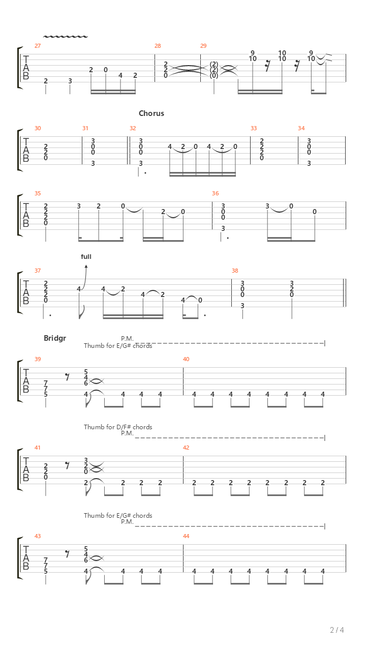 Just The Same Way吉他谱