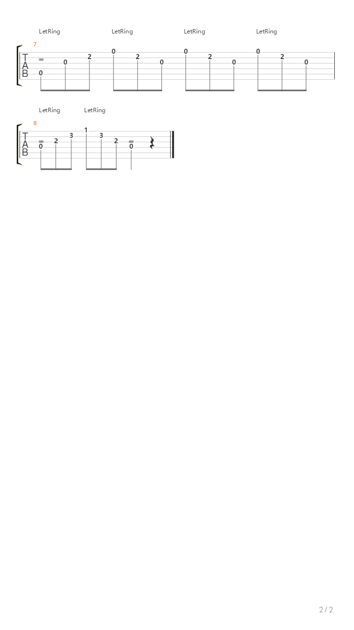 Etude In D Minor吉他谱