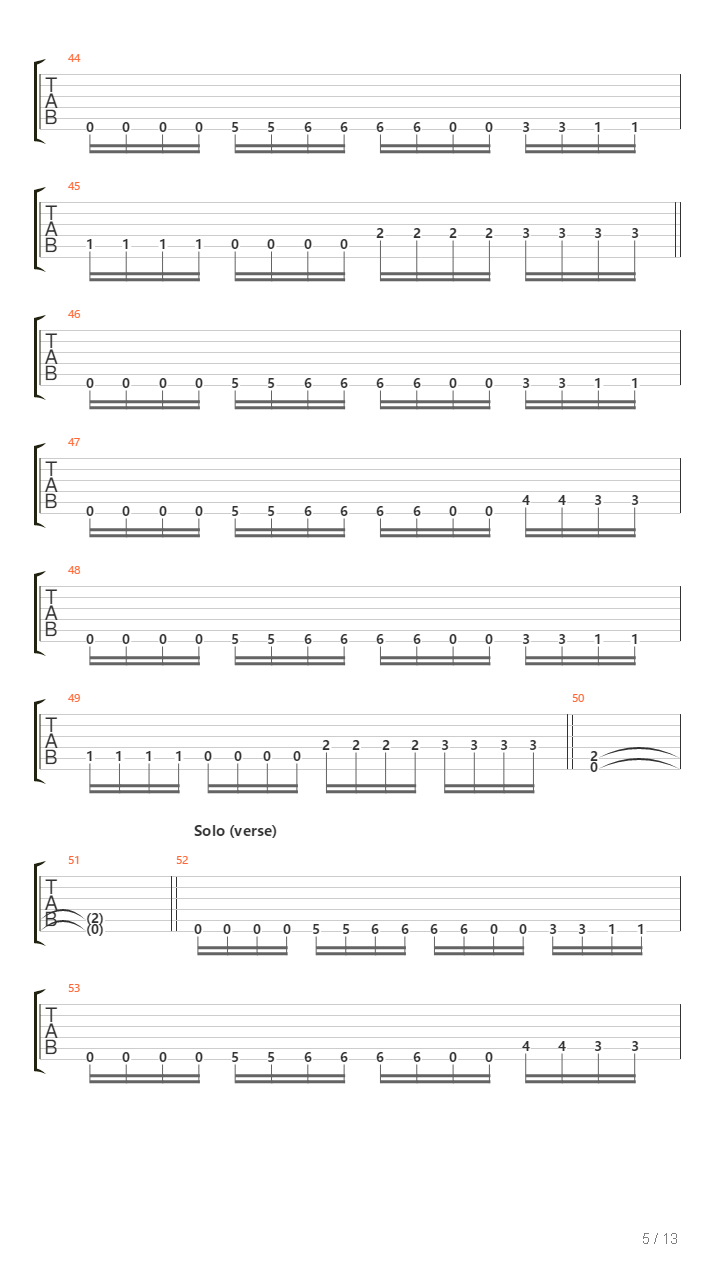 Corpus Vermis吉他谱