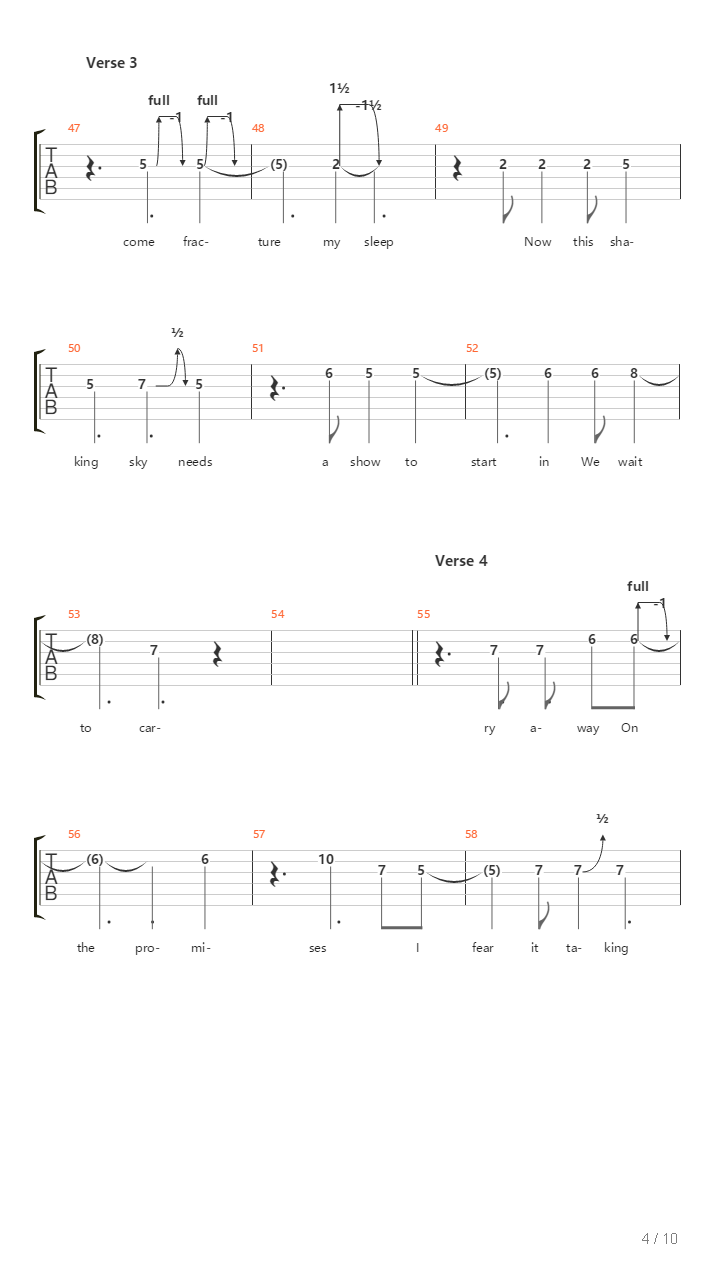 Nachash吉他谱