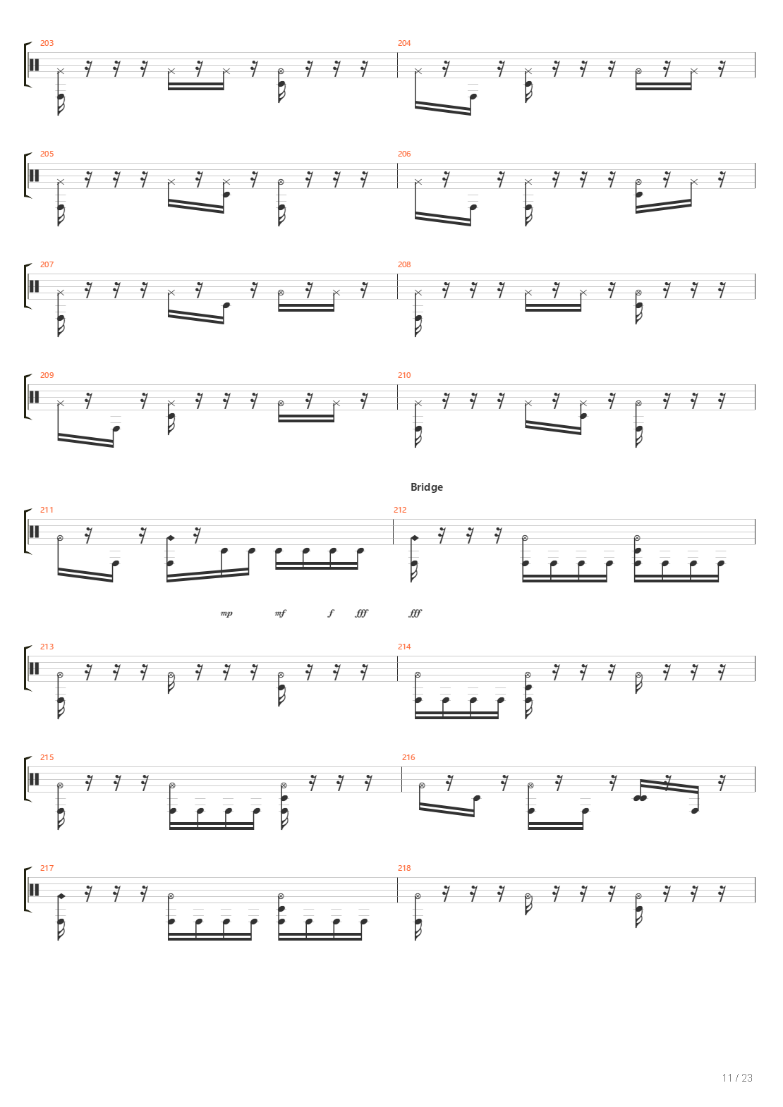 Absorption吉他谱