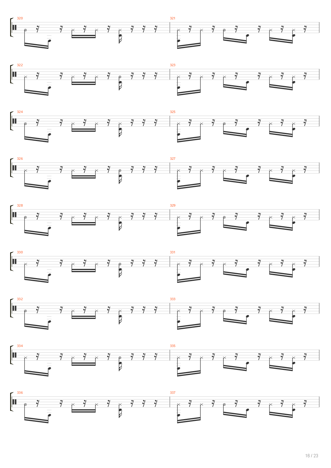 Absorption吉他谱