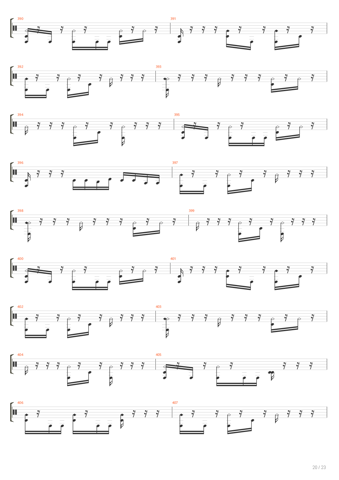 Absorption吉他谱