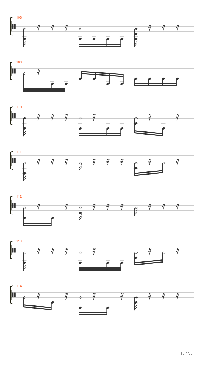 Absorption吉他谱