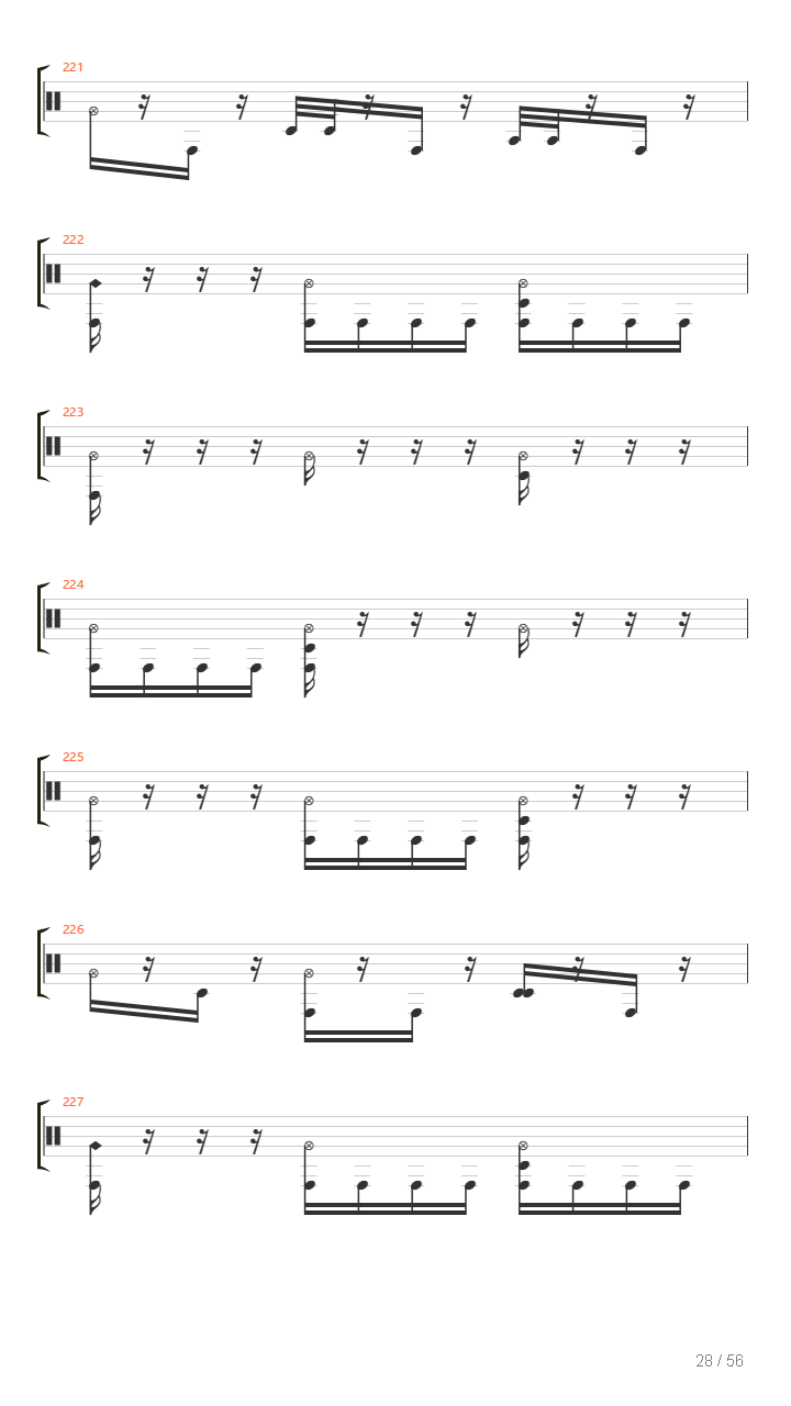 Absorption吉他谱