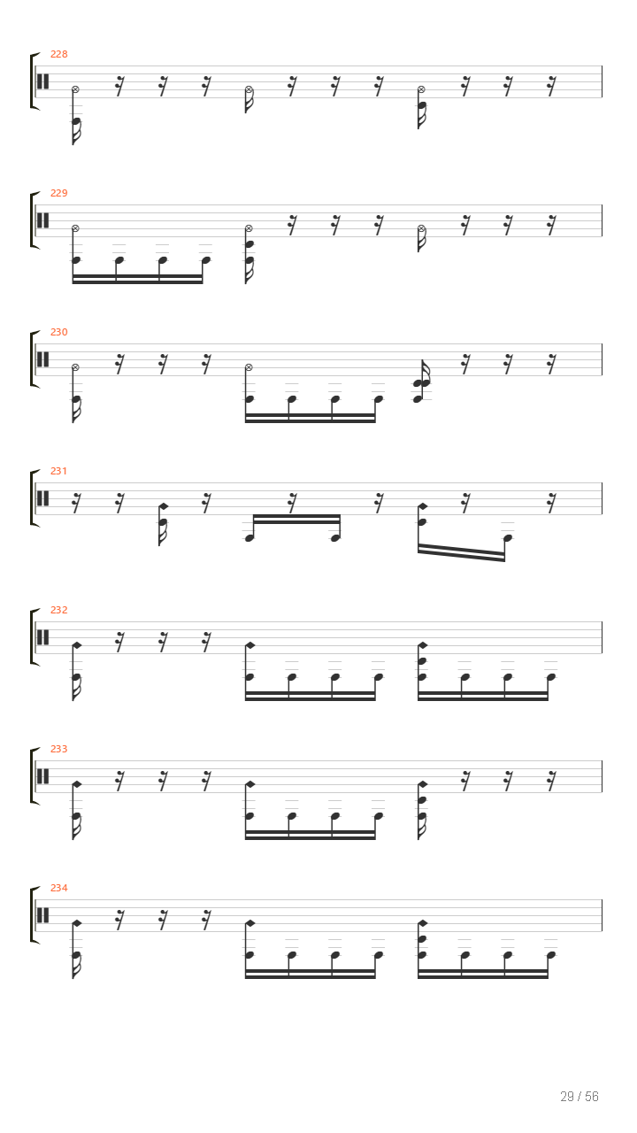 Absorption吉他谱