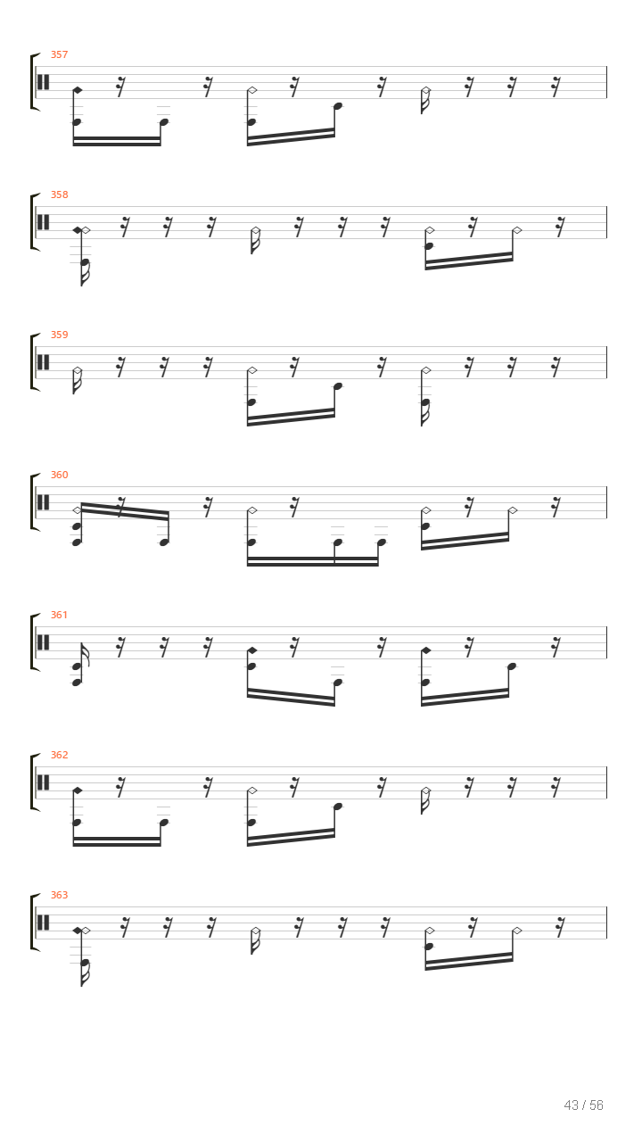 Absorption吉他谱