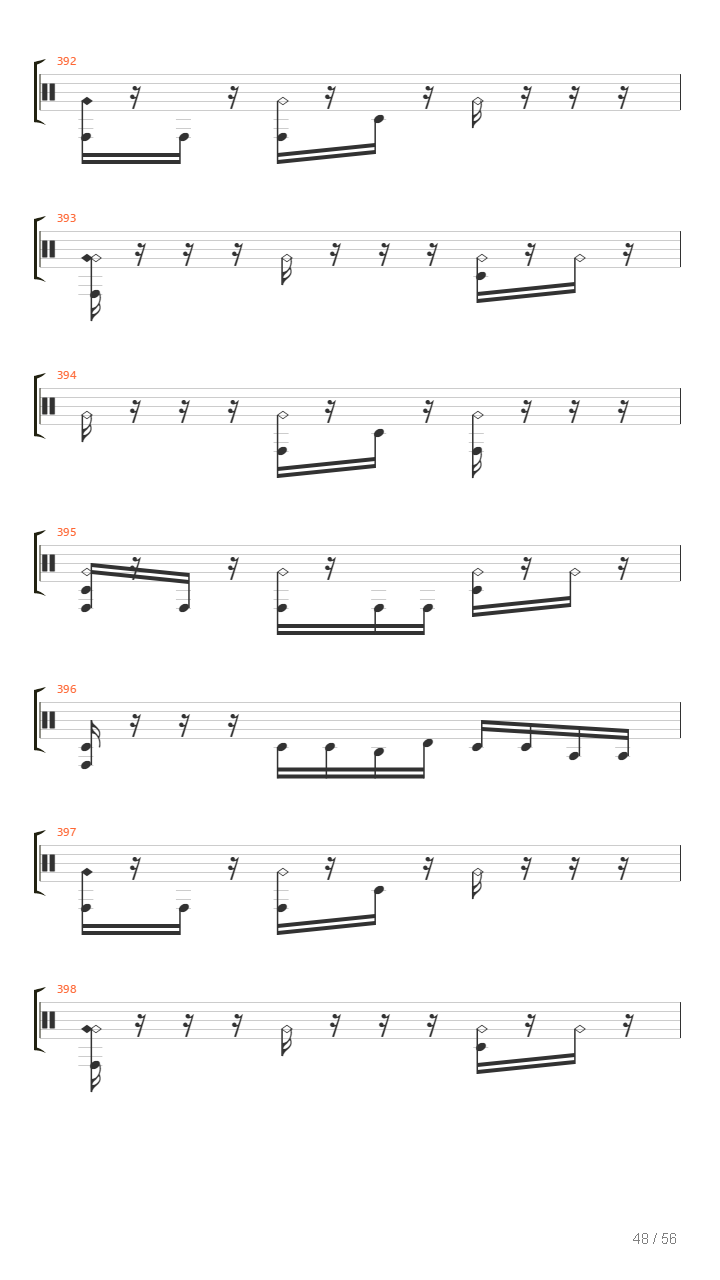 Absorption吉他谱