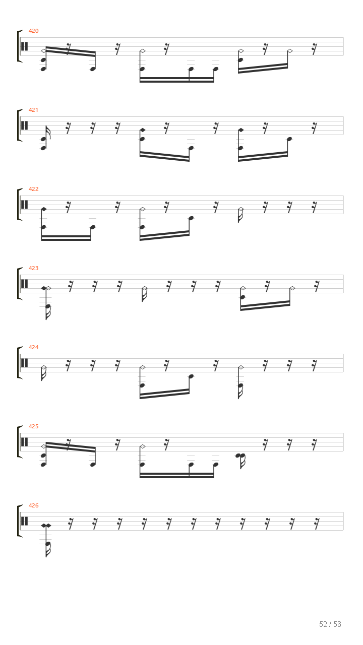 Absorption吉他谱