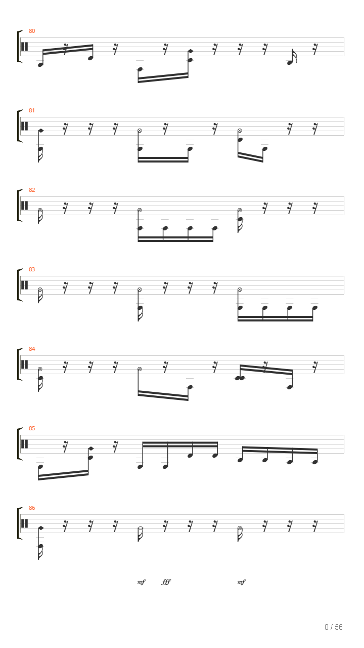 Absorption吉他谱