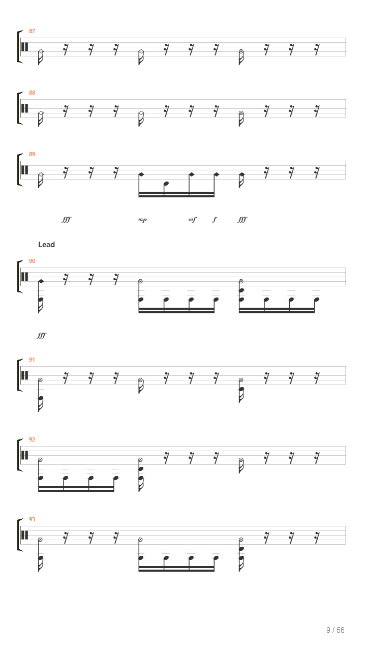 Absorption吉他谱