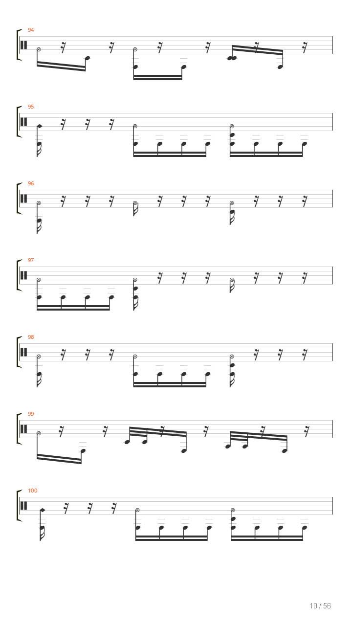 Absorption吉他谱