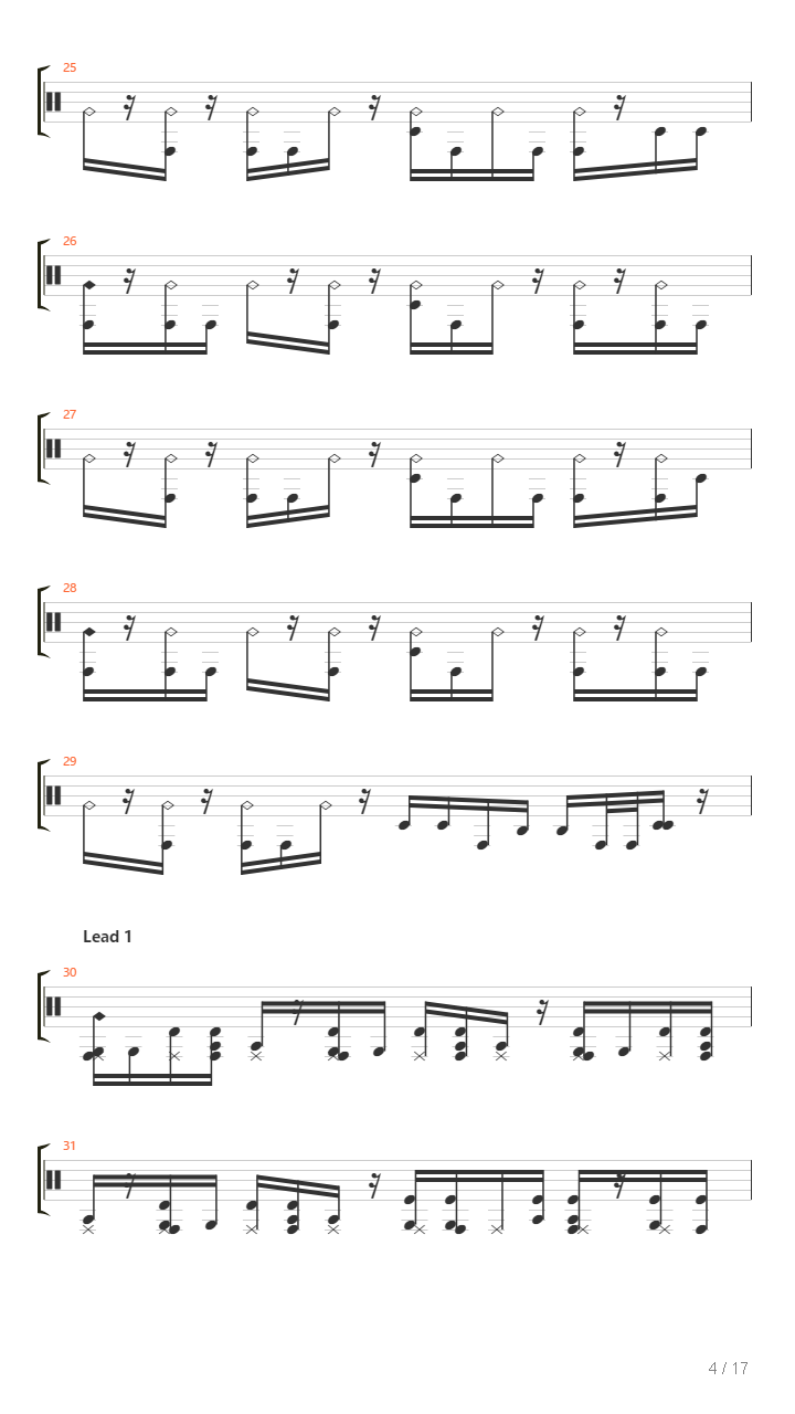 Singularity吉他谱