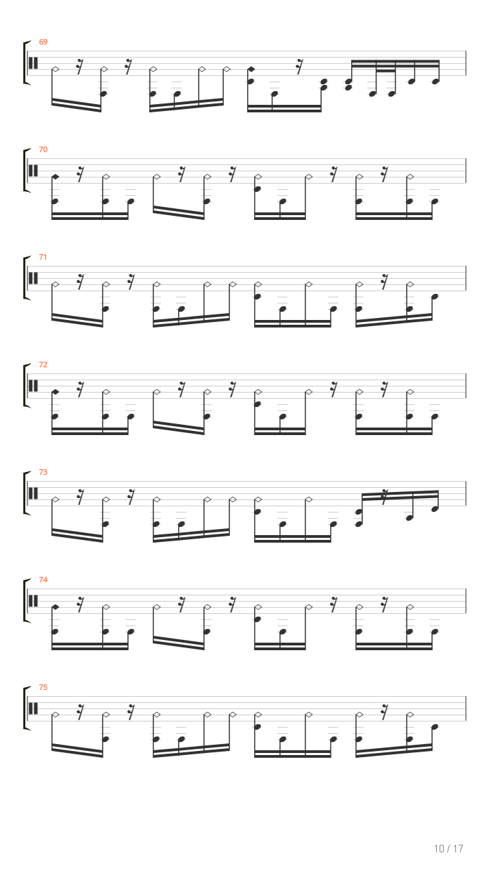 Singularity吉他谱