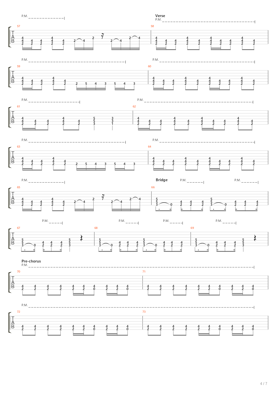 Millenium吉他谱