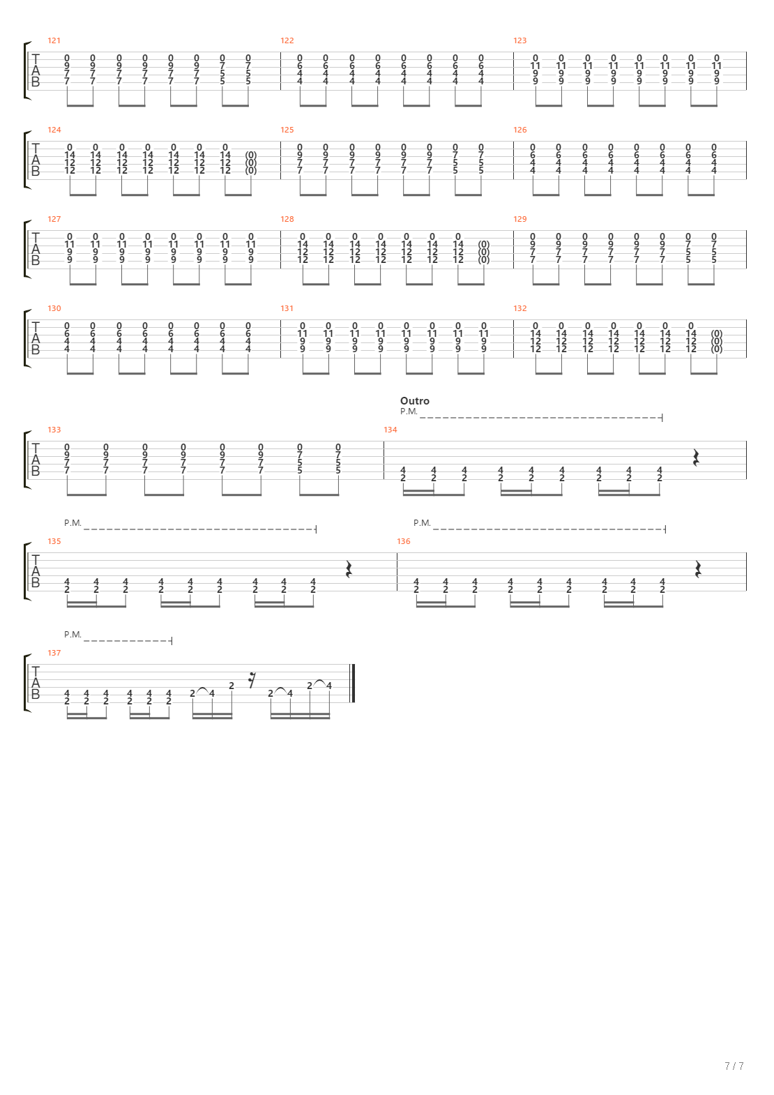 Millenium吉他谱