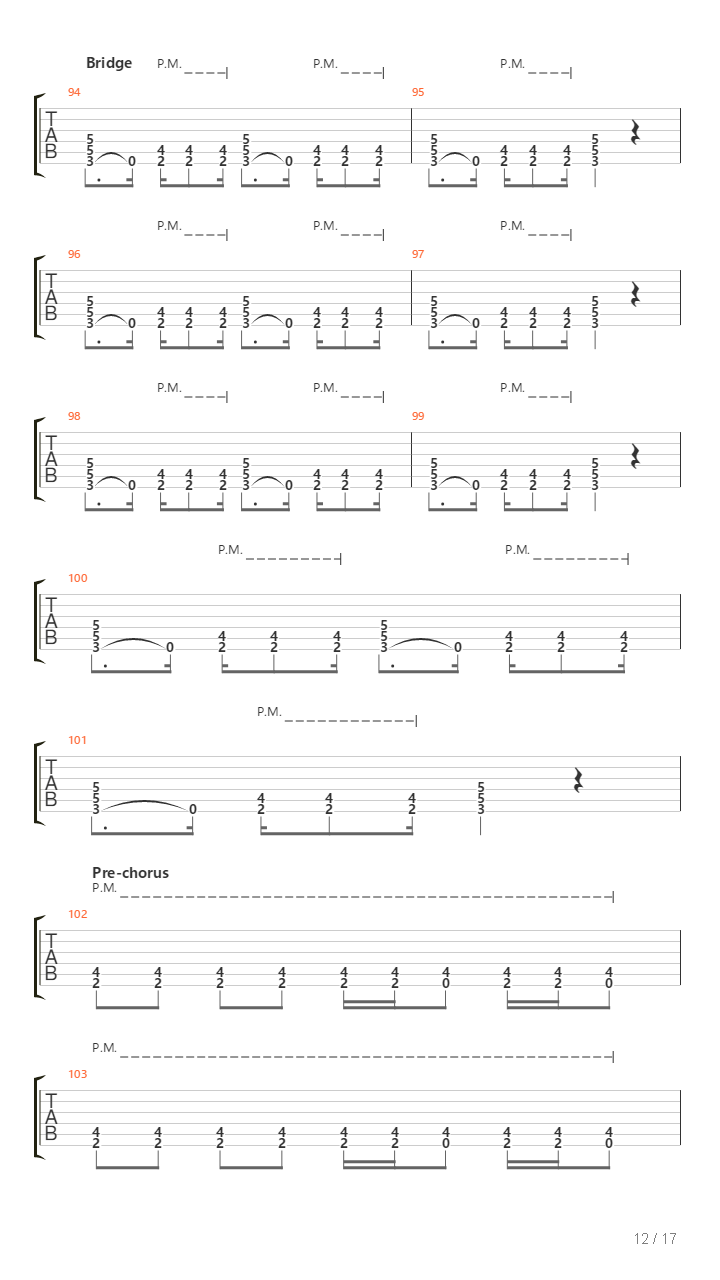 Millenium吉他谱