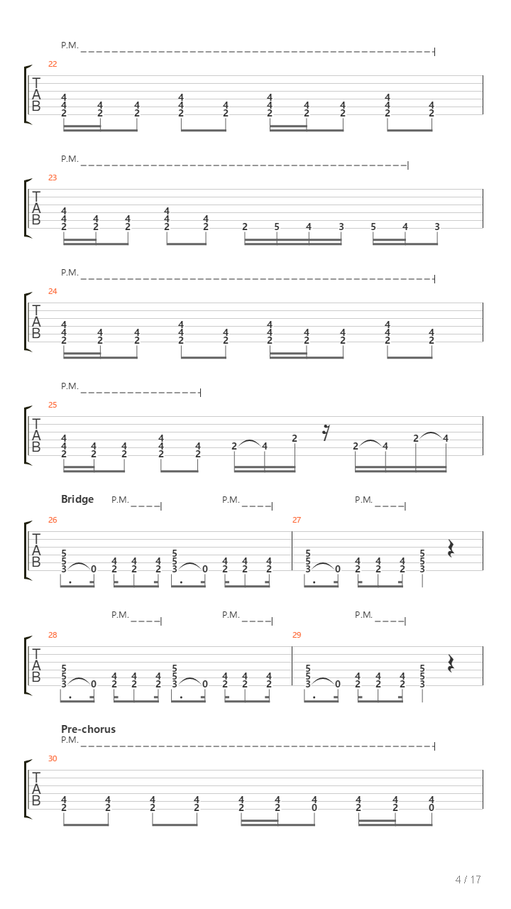 Millenium吉他谱