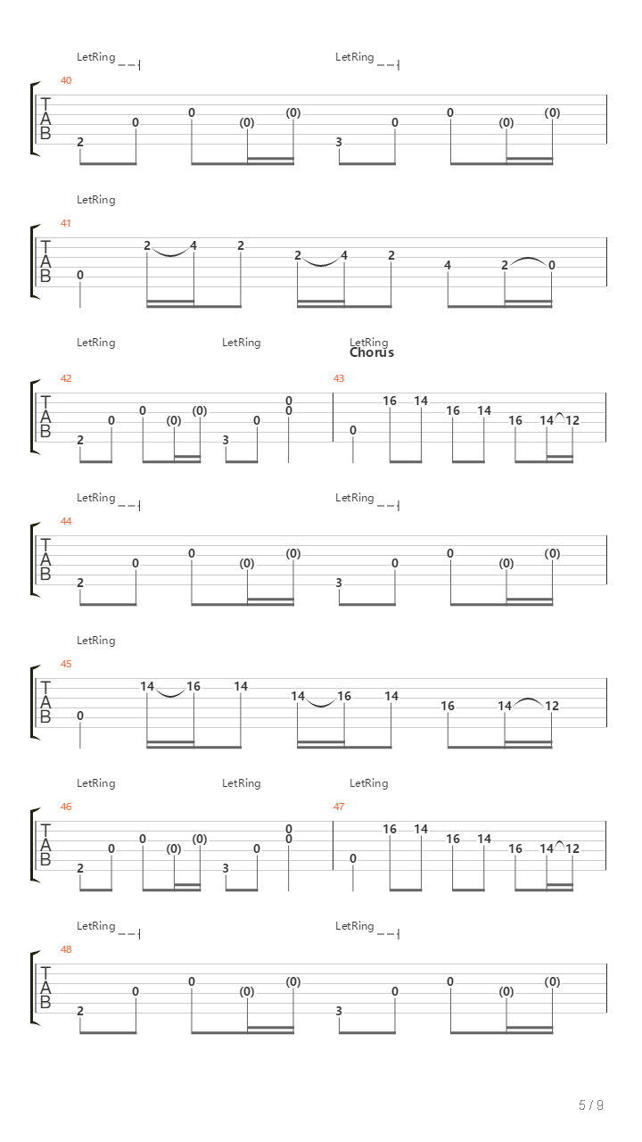 Requiem吉他谱