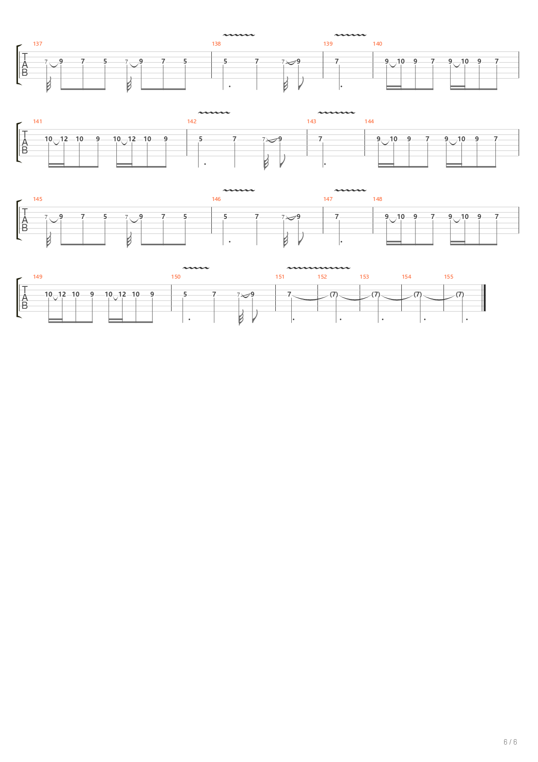 A Bid Farewell吉他谱