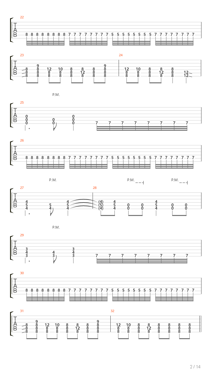 Just Barely Breathing吉他谱