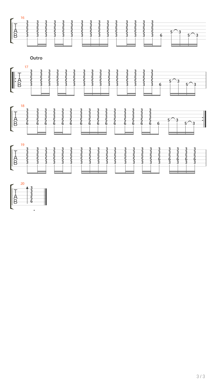 River Of Gold吉他谱