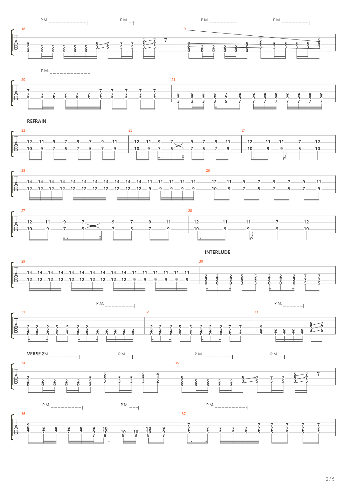 Deep Black Underground吉他谱