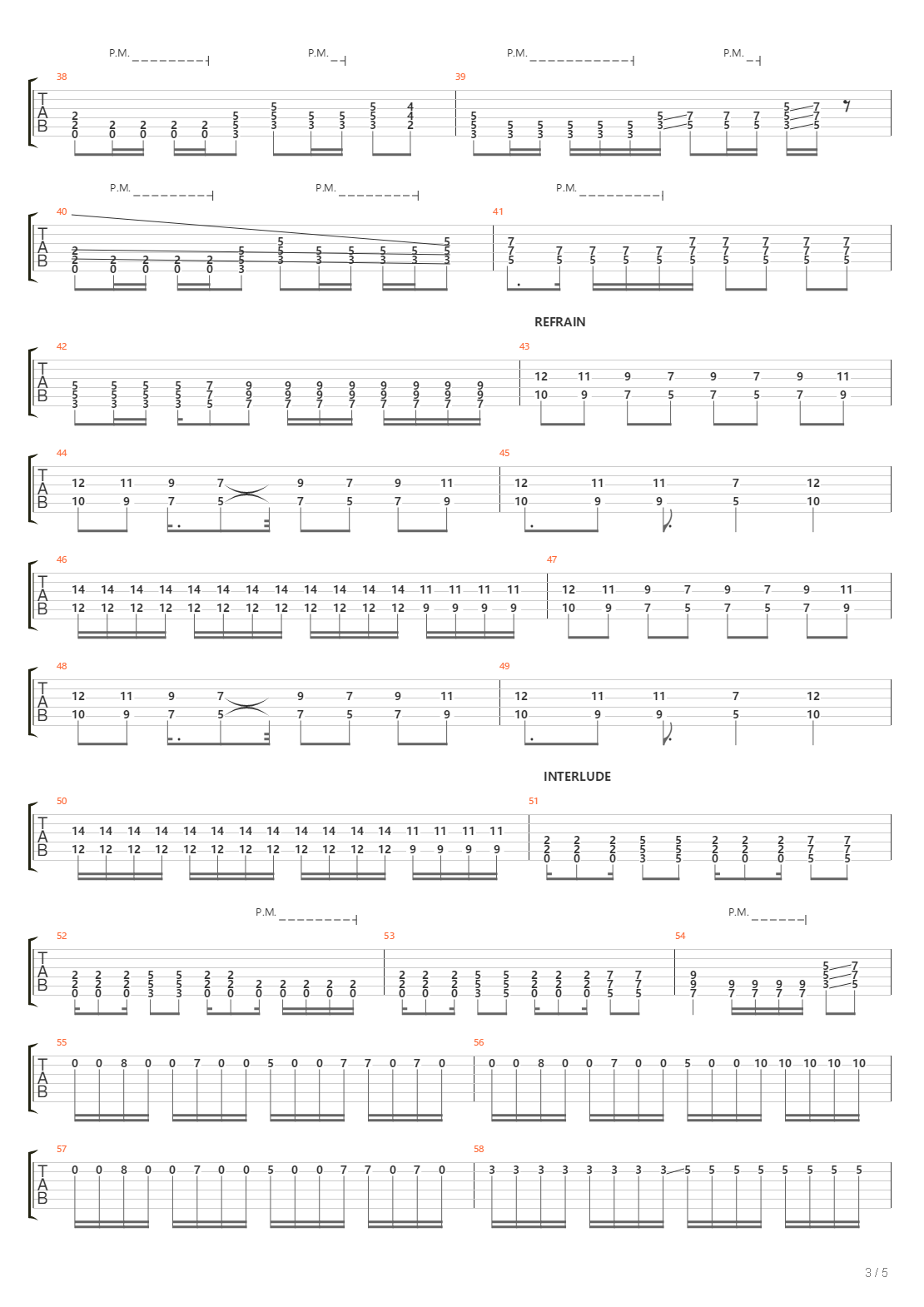 Deep Black Underground吉他谱