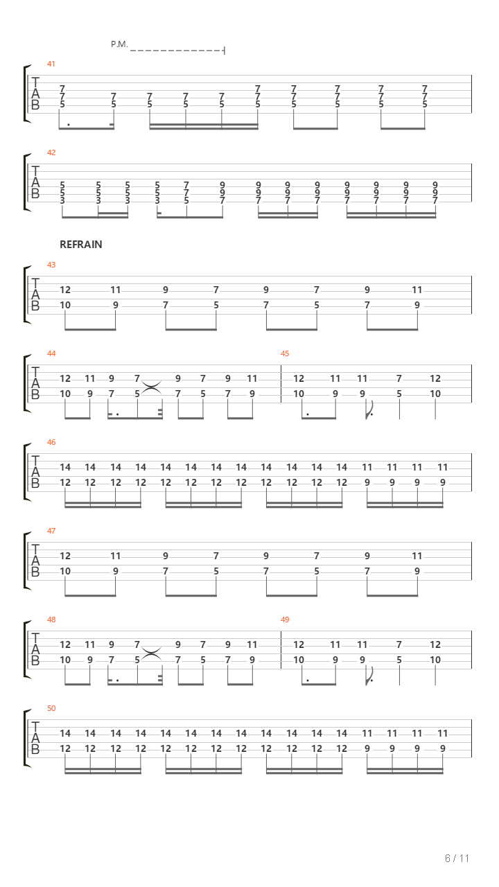 Deep Black Underground吉他谱