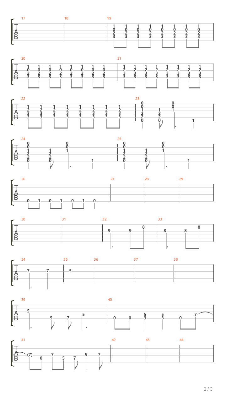 Pass It On吉他谱