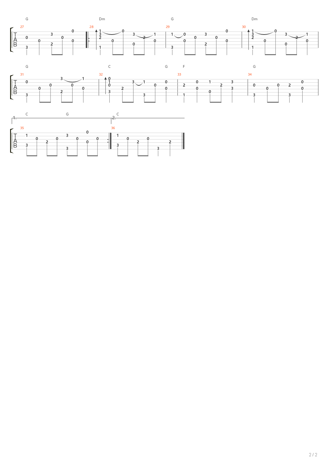 Bayernhymne吉他谱