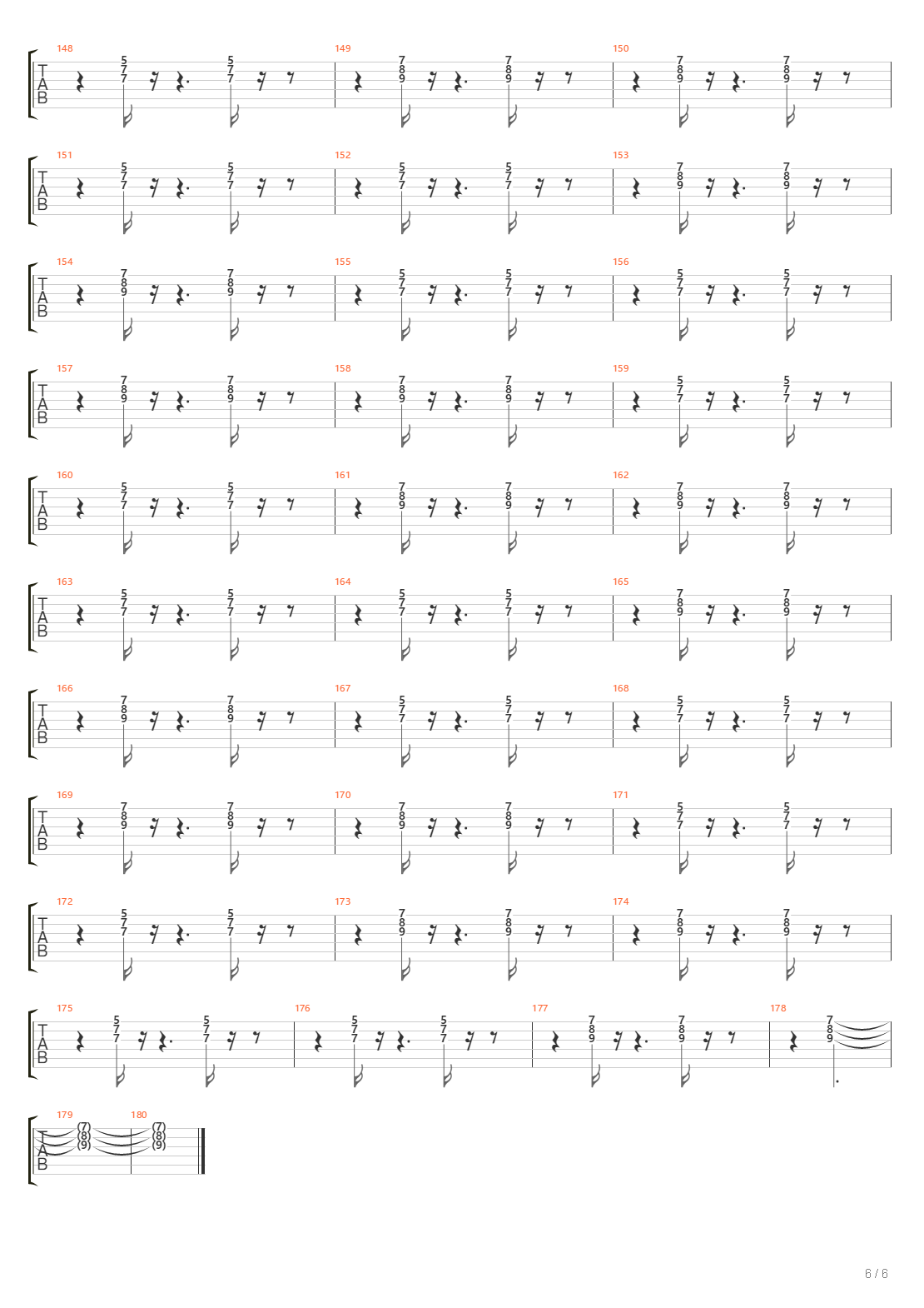 Loco De Atar吉他谱