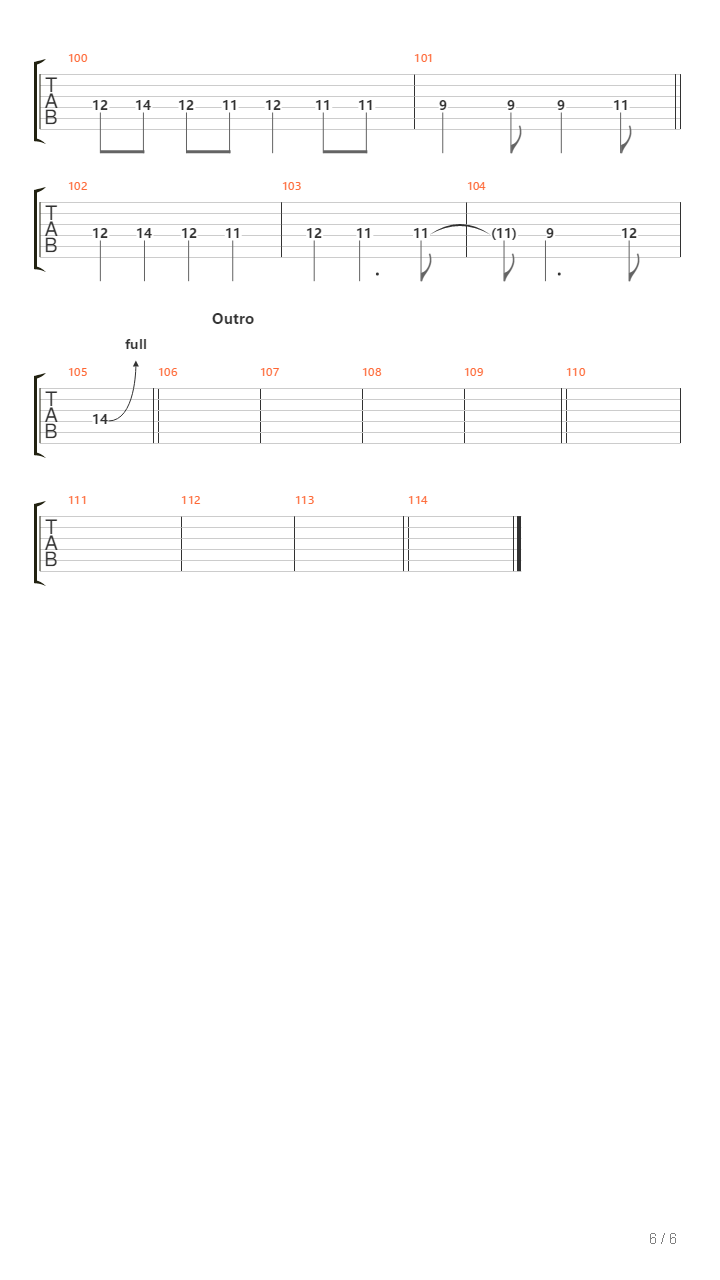 Lobos吉他谱