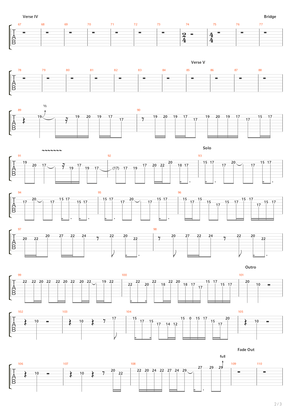 Two Trucks吉他谱