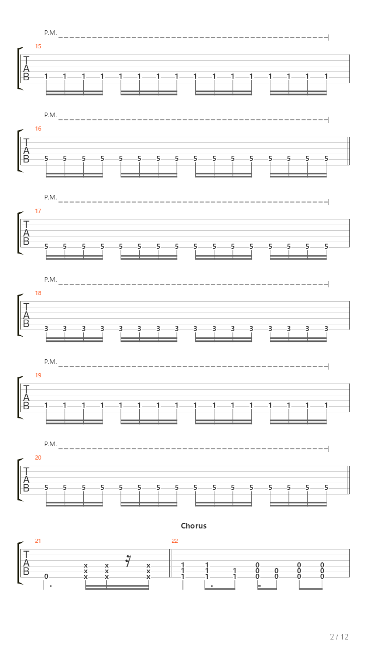 All The Things She Said吉他谱