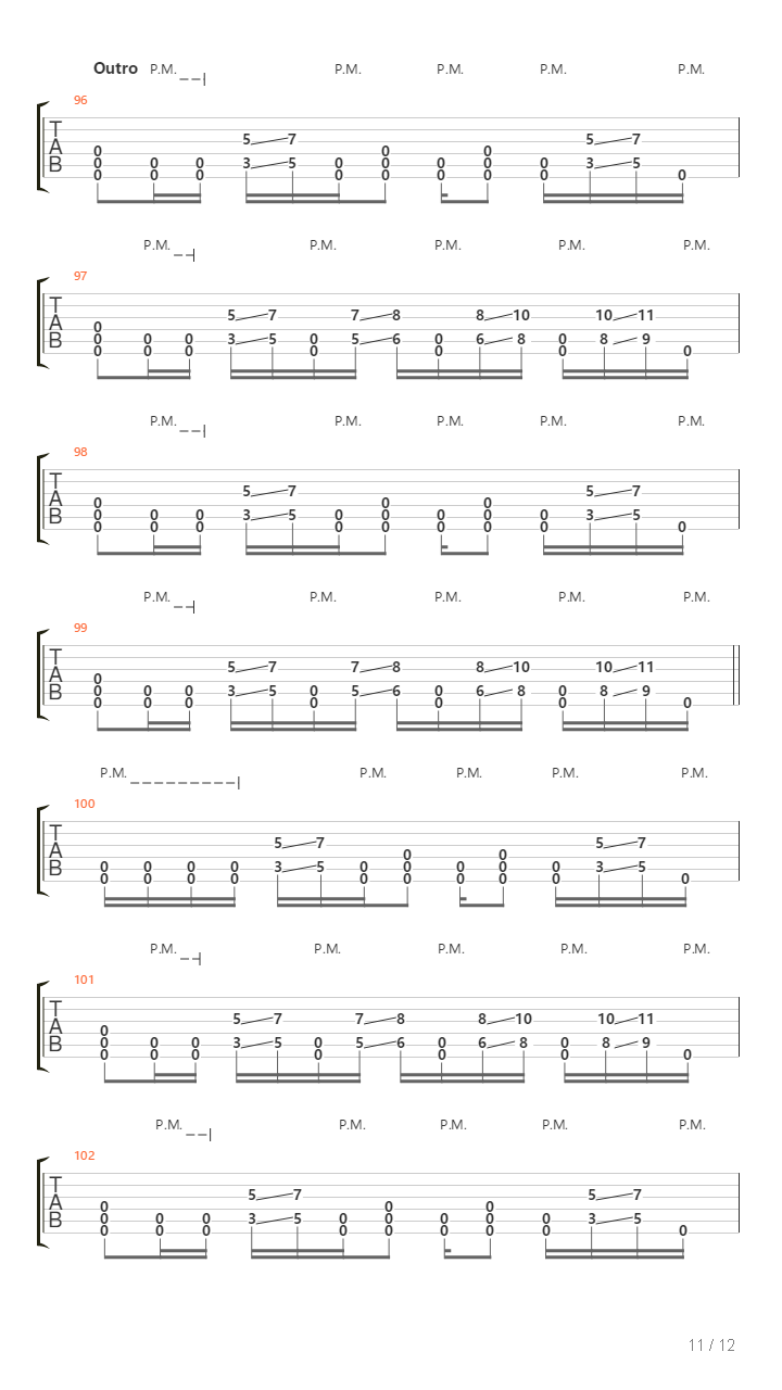 All The Things She Said吉他谱