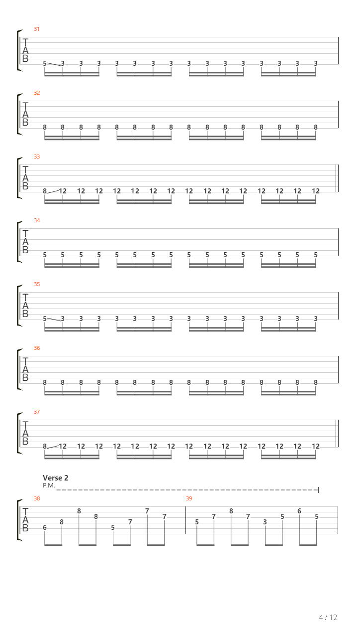 All The Things She Said吉他谱