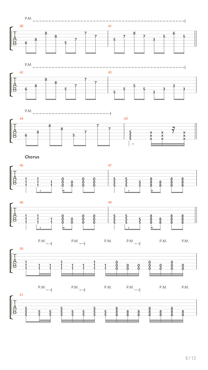 All The Things She Said吉他谱