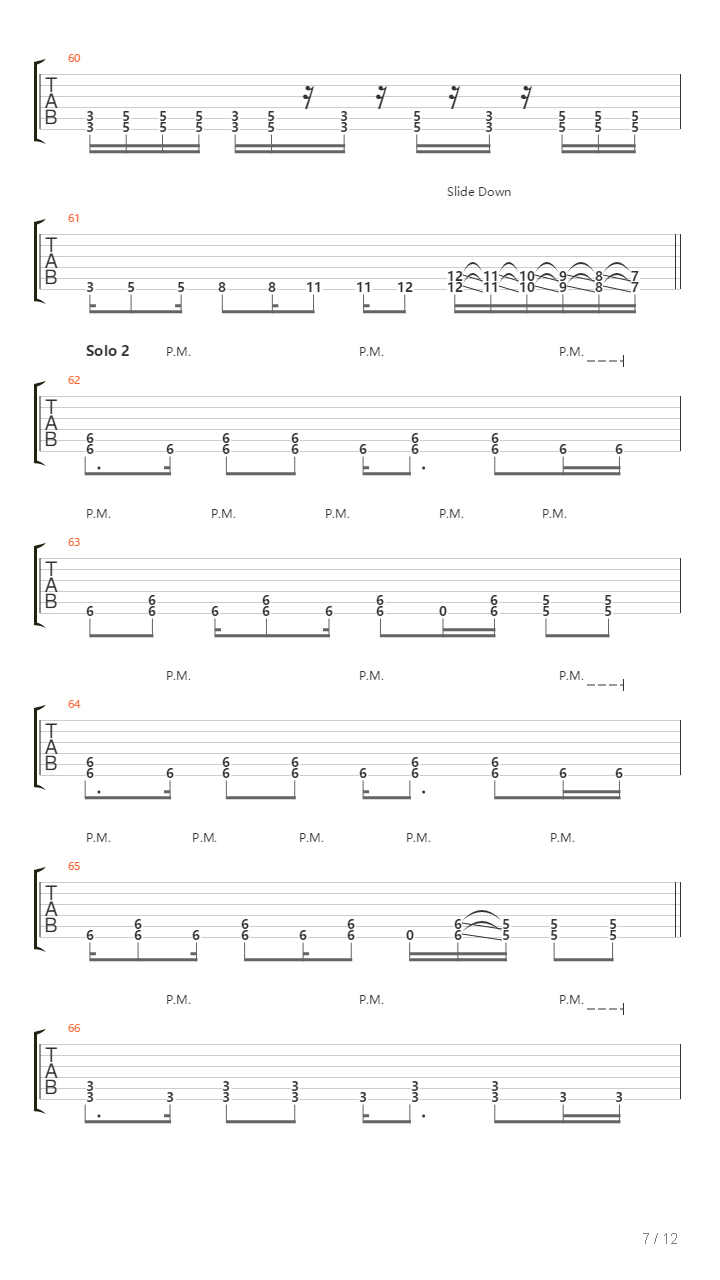 All The Things She Said吉他谱