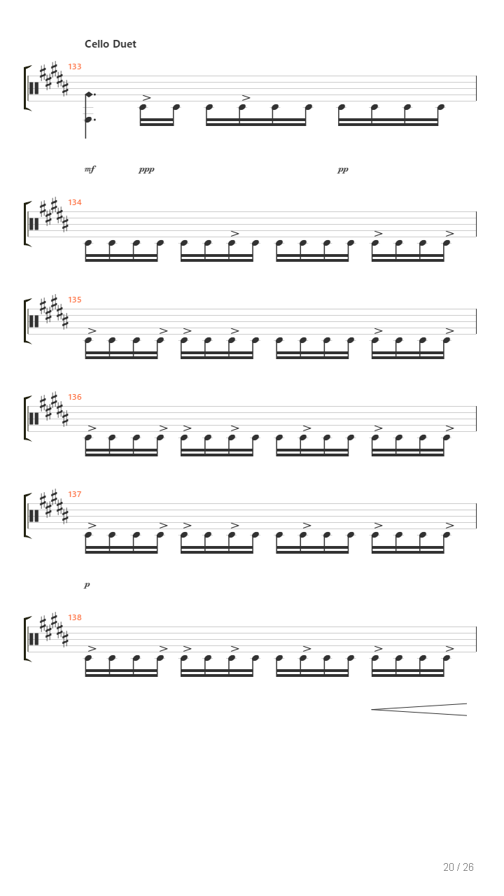 Coma吉他谱