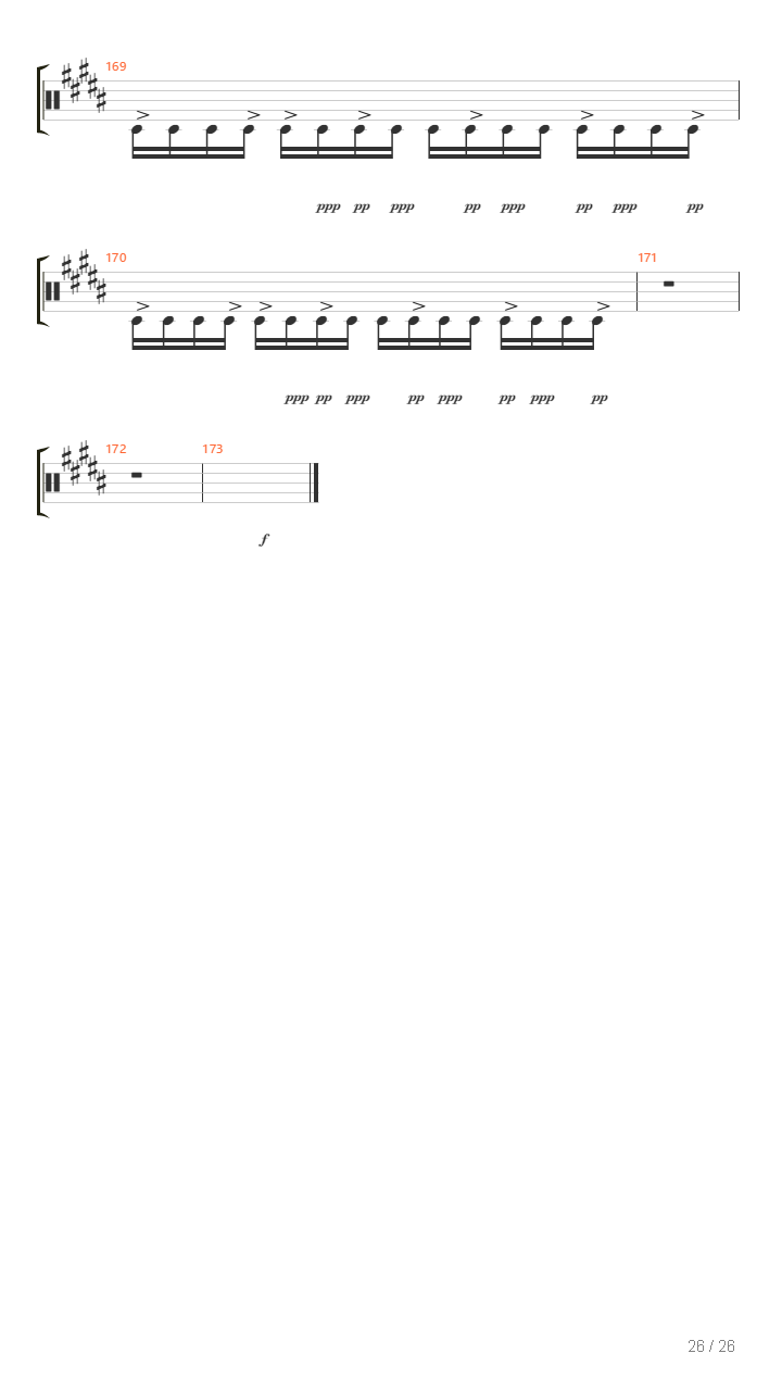 Coma吉他谱